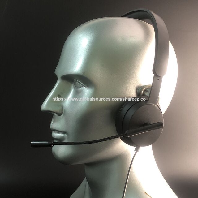 OEM Stereo Kabelgebundene Bürokopfhörer mit Mikrofon für Callcenter und Computer