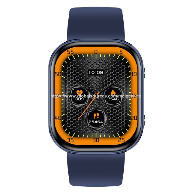 Reloj inteligente impermeable IP68 de 1.88 pulgadas, monitor de frecuencia cardíaca, monitor de sueño, rastreador de salud, reloj inteligente delgado