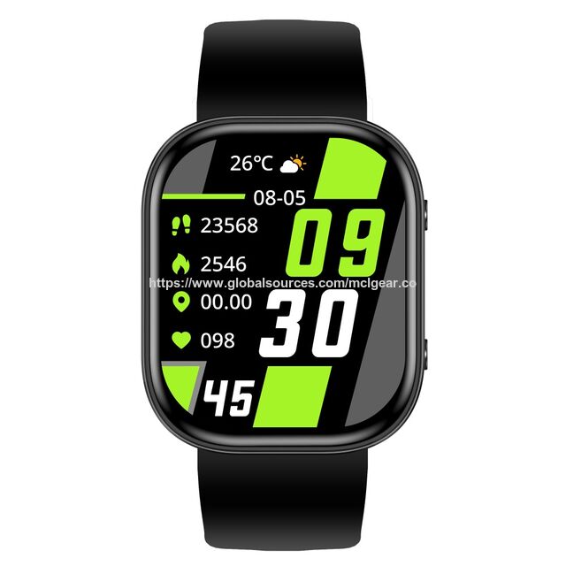 Reloj inteligente impermeable IP68 de 1.88 pulgadas, monitor de frecuencia cardíaca, monitor de sueño, rastreador de salud, reloj inteligente delgado