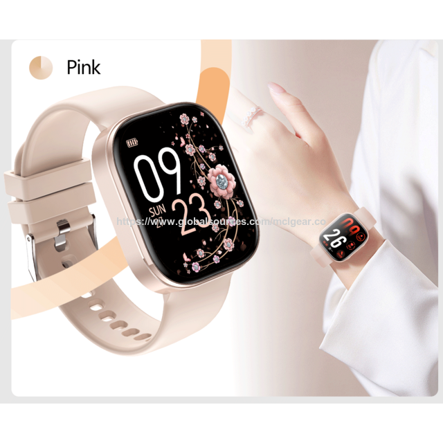 Reloj inteligente impermeable IP68 de 1.88 pulgadas, monitor de frecuencia cardíaca, monitor de sueño, rastreador de salud, reloj inteligente delgado