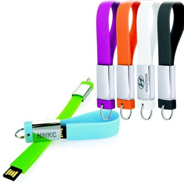 Werbe-Silikonarmband USB-Stick mit hoher Kapazität 4GB 8GB 16GB 32GB 64GB - USB-Armband für Marketingzwecke
