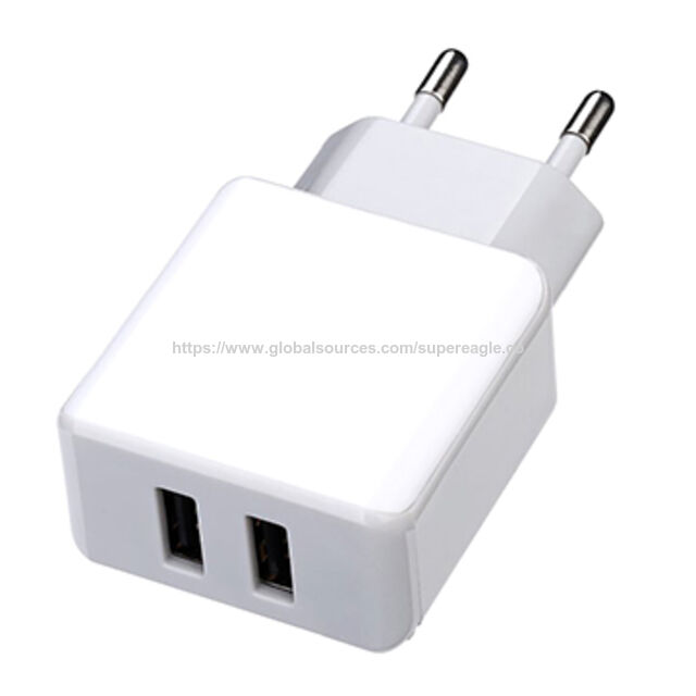 Universeller Dual-Port USB-Ladegerät-Adapter 5V 2.4A für iPhone, für Samsung