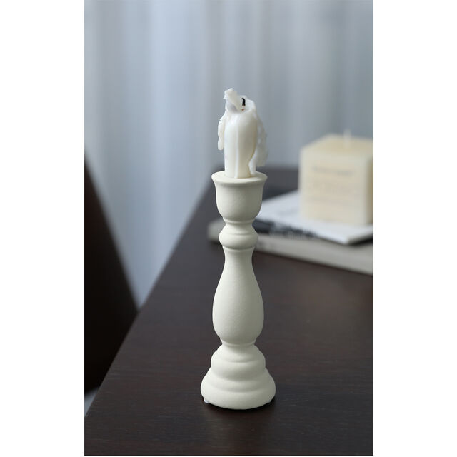Candelabro de cerámica estilo retro europeo para sala de estar, decoración de mesa de comedor, adornos