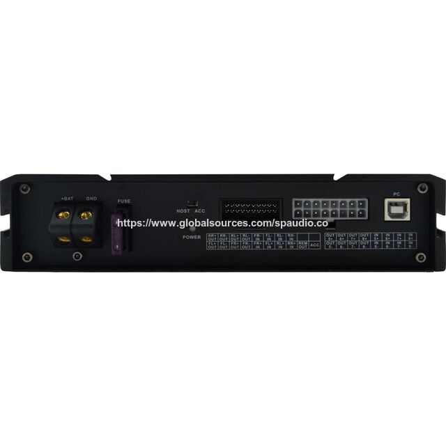 Venta Directa de Fábrica Mayorista OEM/ODM Amplificador DSP para Coche de Alta Calidad con Buen Sonido 8*35W 8CH y Afinación Inteligente para Audio de Coche