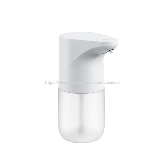 Dispensador Automático de Sabão em Espuma Plástico a Pilhas Frasco Dispensador de Sabão Para Hotel 400ML