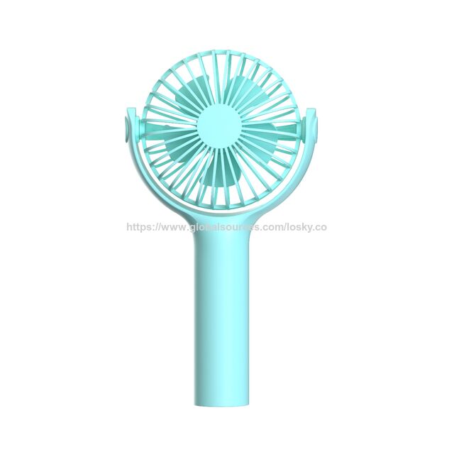 Sommer Mini Tragbarer Lüfter Süßes Design 3 Geschwindigkeiten USB Wiederaufladbar Kleiner Persönlicher Handventilator für Reisen, Geschenk für Mädchen & Damen (Pink)