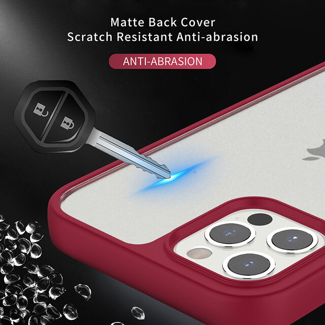 Funda de silicona suave y resistente a los arañazos para iPhone 12 Pro Max, acabado mate, anti-golpes