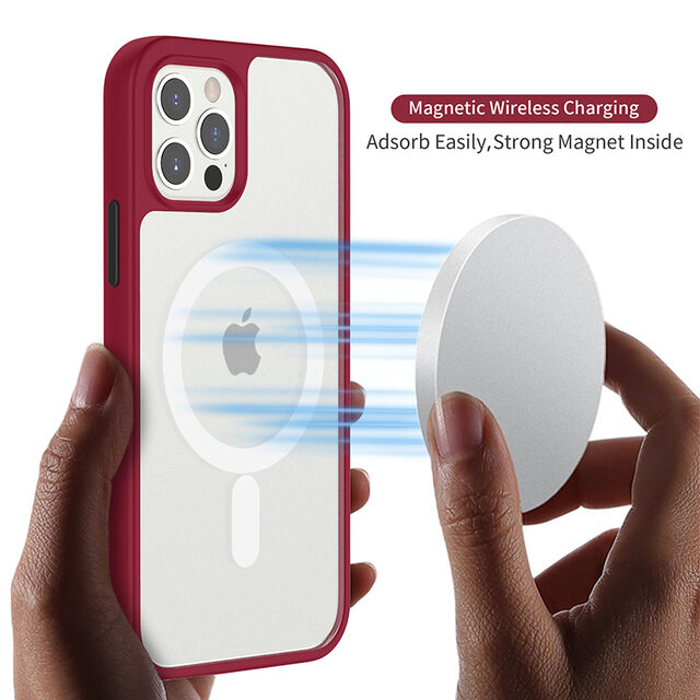 Funda de silicona suave y resistente a los arañazos para iPhone 12 Pro Max, acabado mate, anti-golpes