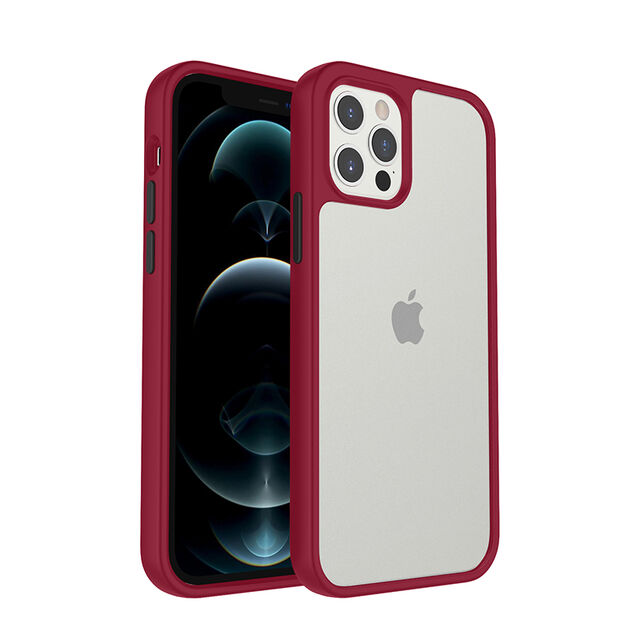Funda de silicona suave y resistente a los arañazos para iPhone 12 Pro Max, acabado mate, anti-golpes