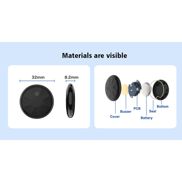 Rastreador Bluetooth OEM, Etiqueta Impermeável OEM, Etiqueta Impermeável OEM para Animais de Estimação