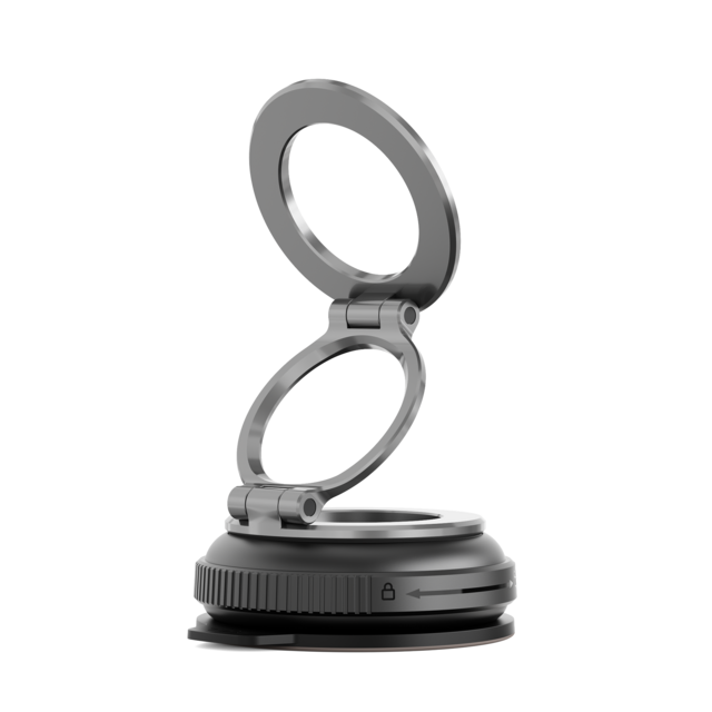 Support de téléphone de voiture rotatif circulaire, nouveau mini produit de fournisseur en gros chinois 2026, style plié, haute qualité, prix bas