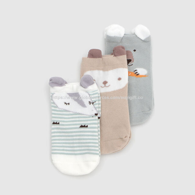 Calcetines Transpirables para Recién Nacidos de Nueva Llegada, Calzado Animado para Niños para Uso Diario en Primavera y Otoño