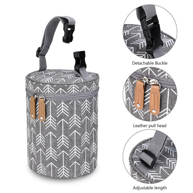 Portable Baby Food Bag Insulated Baby Bottle Bag Waterproof Warmer Breast Milk Baby Bottle Cooler Bag