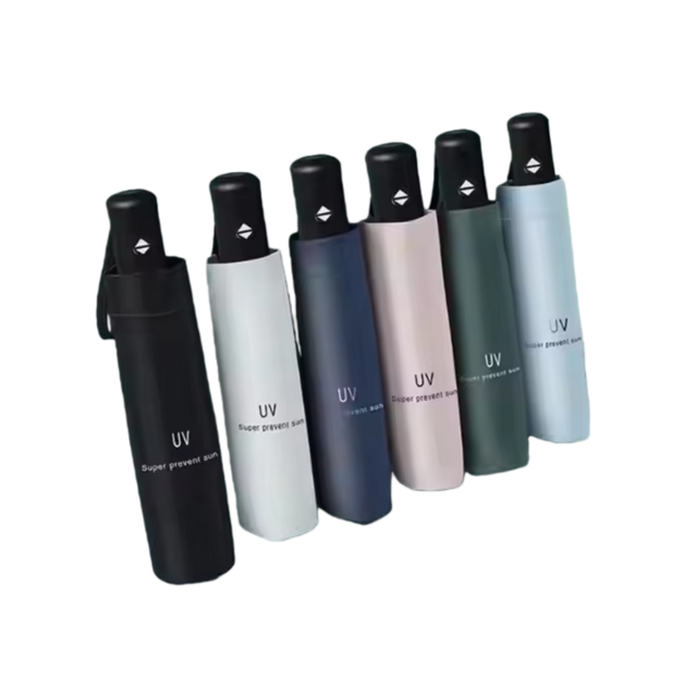 Guarda-chuva Promocional Ampliado Ecológico à Prova d'Água de Nylon de Uso Duplo Sol Chuva com Logo Personalizado no Atacado
