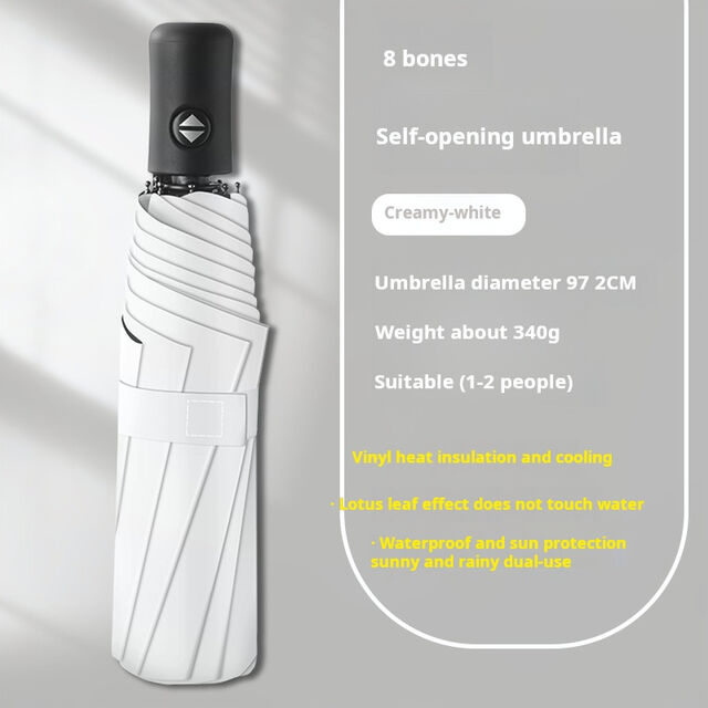 Guarda-chuva Promocional Ampliado Ecológico à Prova d'Água de Nylon de Uso Duplo Sol Chuva com Logo Personalizado no Atacado