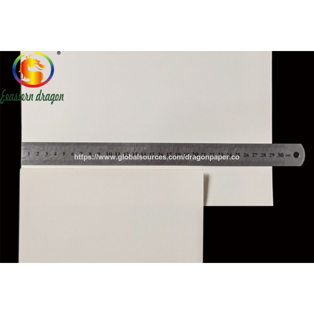 Carton Pliant Écologique en Pâte de Bambou Certifié FSC 350gsm Imperméable pour Emballage Alimentaire