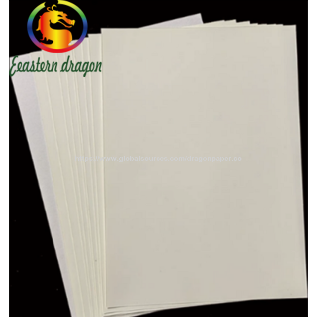 Carton Pliant Écologique en Pâte de Bambou Certifié FSC 350gsm Imperméable pour Emballage Alimentaire