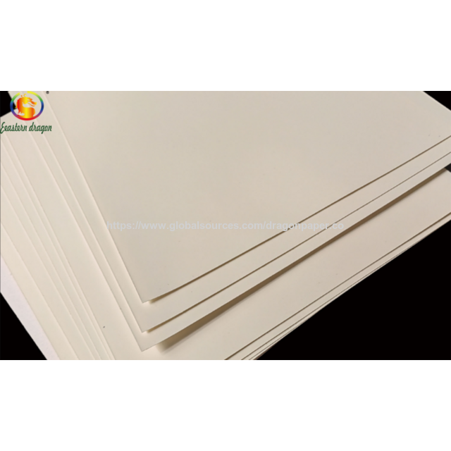 Carton Pliant Écologique en Pâte de Bambou Certifié FSC 350gsm Imperméable pour Emballage Alimentaire