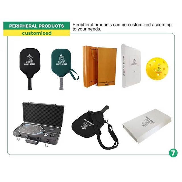 Pickleball-Schläger mit PP-Wabenkern, benutzerdefinierter Oberfläche aus Glasfaser, Kevlar, Titan, T700-Kohlefaser, 3K/12/18K-Kohlefaser-Material