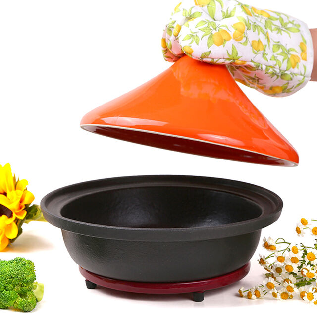 Olla de cocción lenta para tagine, olla marroquí, tagine de cocina con tapa, apto para lavavajillas, tagines
