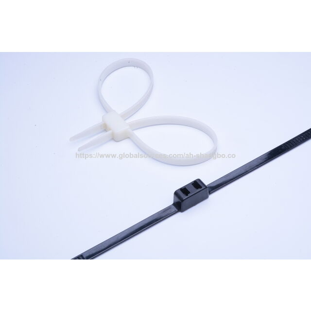 Hitzebeständige Nylon-Kabelbinder 120 Grad Hochtemperatur-Kabelbinder für Automobil-Motorräume und Industriemaschinen
