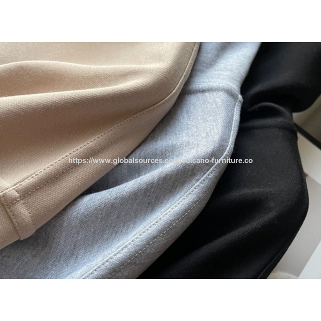 Sudadera con capucha informal para mujer, jersey de punto grueso con letras de estilo relajado, cuello alto, venta al por mayor
