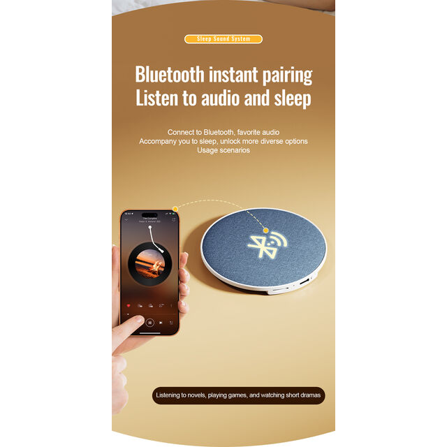 Disque Sonore pour Oreiller, Système Sonore de Sommeil, Écouter de la Musique, Lire des Romans, Décompression, Système Sonore Intérieur pour Oreiller
