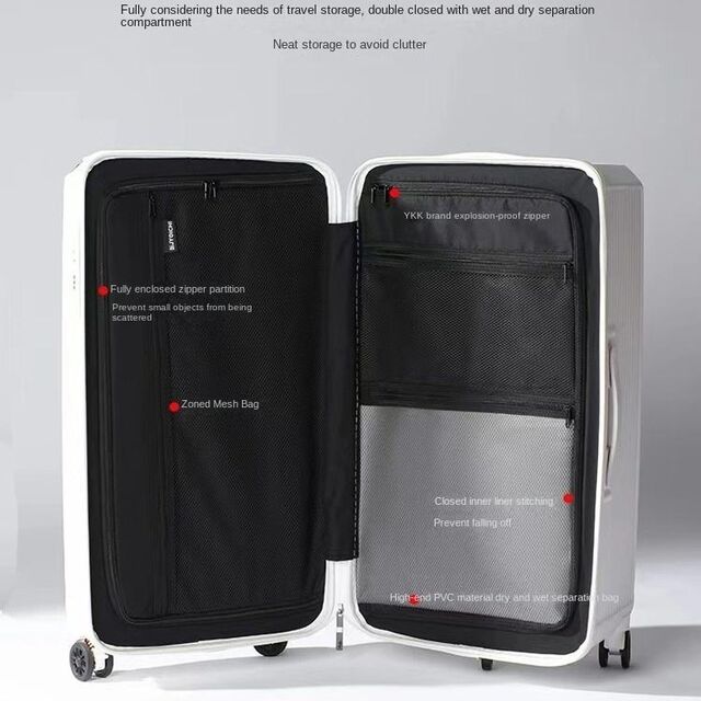 Wholesale Expandable Check-in Luggage, 360 Wheels Yellow Hard Case Suitcase for International Travel