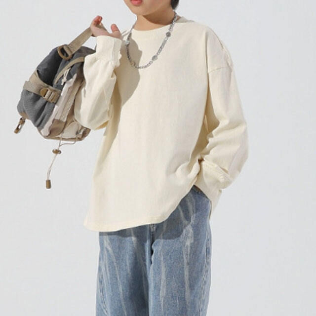 T-shirts à Manches Longues pour Filles et Garçons, Hauts Doux en Coton pour Enfants