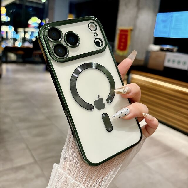 Pemasok Produsen Cina Casing Ponsel, Casing Magnetik TPU Electroplated Warna Cerah