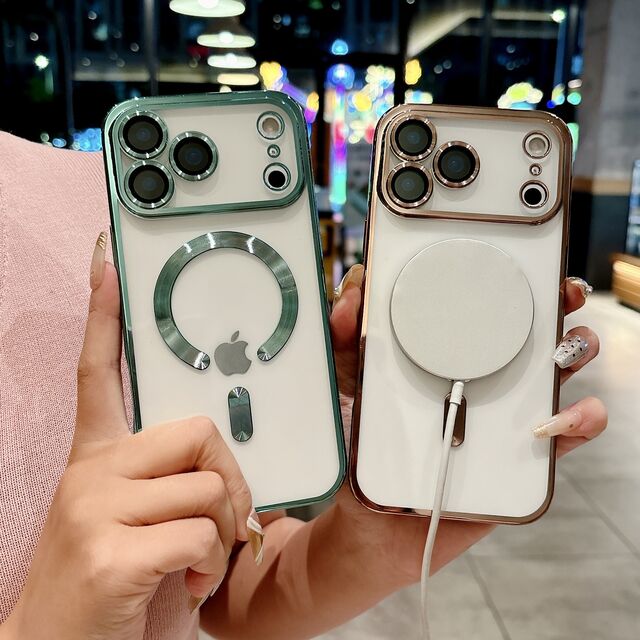 Pemasok Produsen Cina Casing Ponsel, Casing Magnetik TPU Electroplated Warna Cerah
