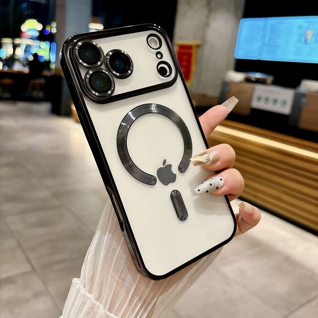 Pemasok Produsen Cina Casing Ponsel, Casing Magnetik TPU Electroplated Warna Cerah