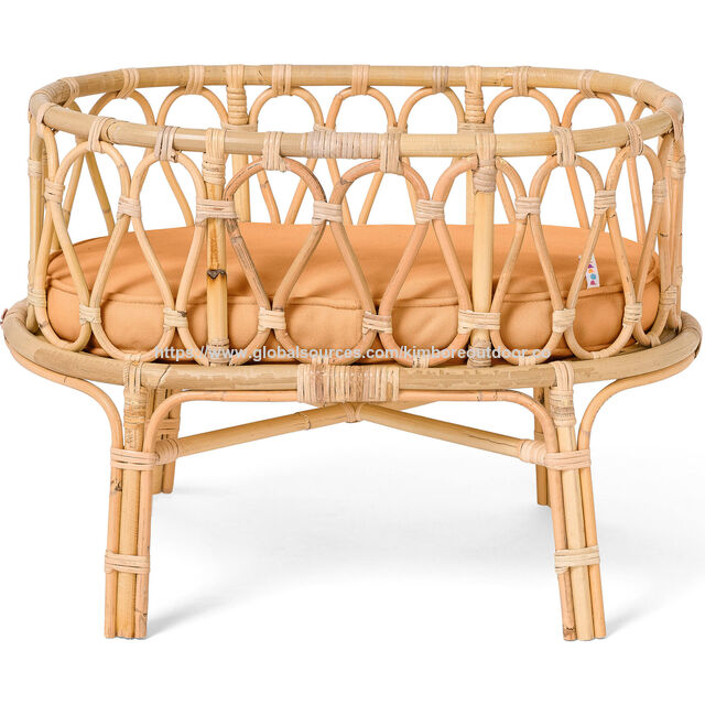 Support de Pot de Fleur Classique en Rotin Artisanal Son Tra de Haute Qualité, Porte-Plante en Osier pour la Décoration de Jardin et de Maison, Fabriqué au Vietnam