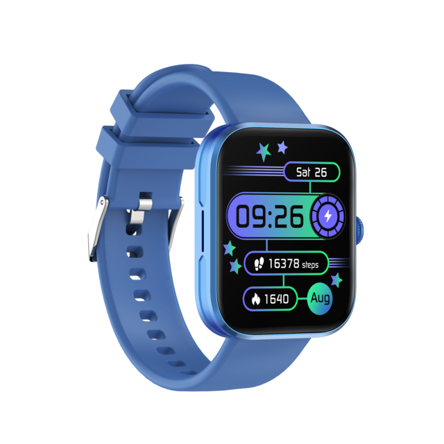Elegante Smartwatch TS90 con pantalla táctil de 1.96 pulgadas, llamada BT, resistente al agua IP67, cargador inalámbrico y monitor de frecuencia cardíaca.