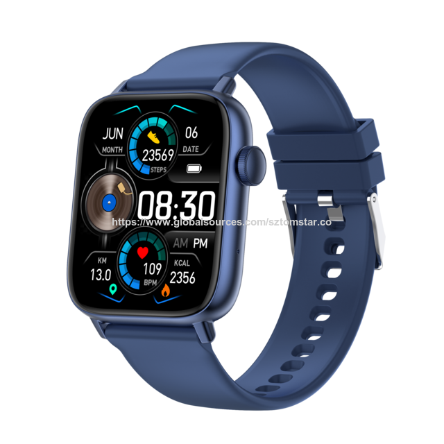 Smartwatch Fitness TS72 con Llamada BT y Detección de Presión Arterial - Reloj Inteligente Deportivo