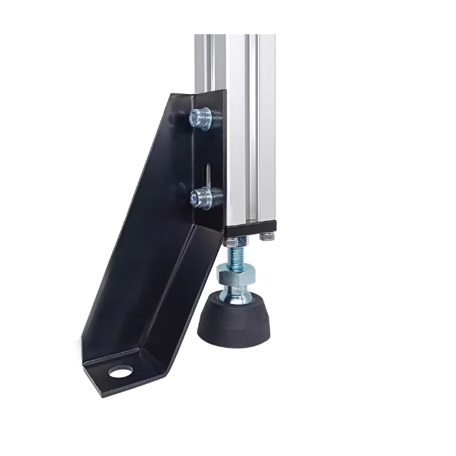 Escuadra de esquina / Soportes de cubierta / Ángulo de base - Componentes de suelo de accesorios de perfil de aluminio industrial.