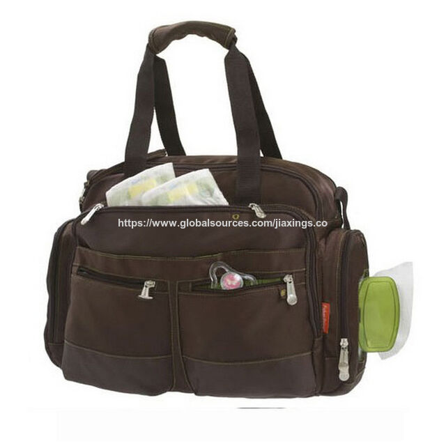 Bolsa de Pañales para Mamá con Rayas Blancas y Negras para Mujer, Venta de Fábrica
