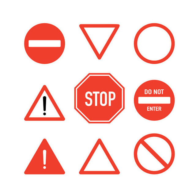 Stoppschild Aluminium Reflektierend Verkehrsschild Baustelle Werbung Verkehrsschild