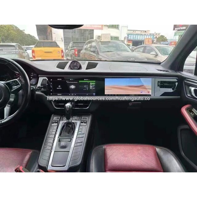 Großhandel 3K Dual Screens Multimedia für Porsche Macan Upgrade auf 2025 Stil mit 8+128G Android 13.0 Passend für Modelle 2013-2017