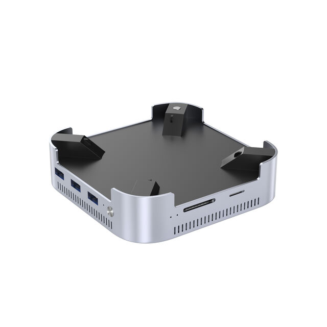Mac Mini Thunderbolt 3 USB 4.0 40Gbps M.2 NVMe SSD Erweiterungsdock aus Aluminium Space