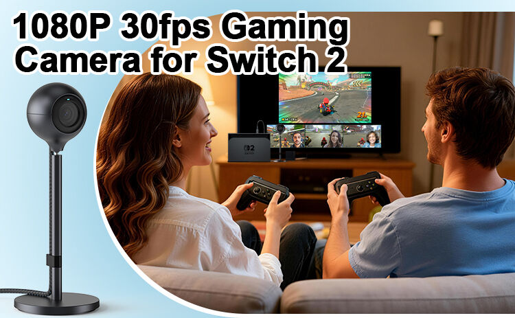 Gaming Camera For Switch 2, Interactive Camera & Privacy Slide Cover ...