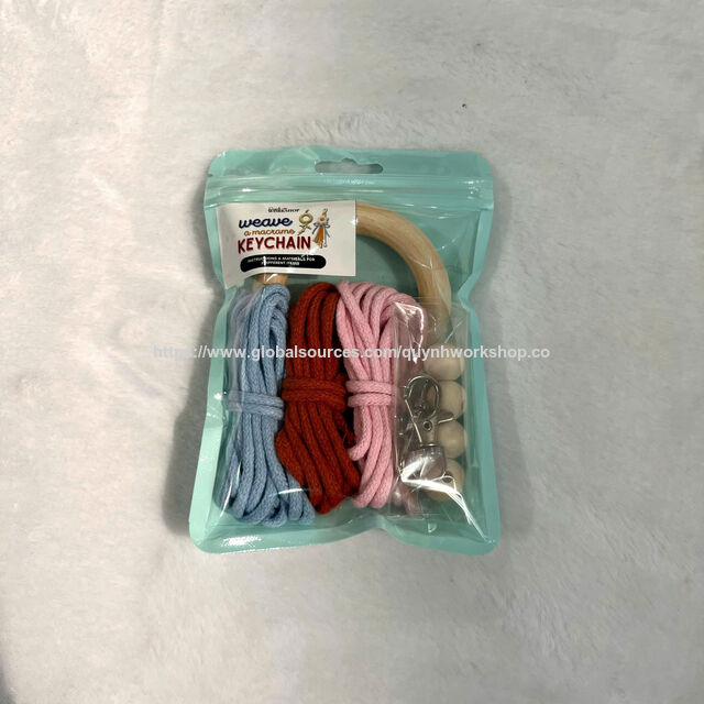 Kit DIY Makrame Handmade Grosir: Rangkai Gantungan Kunci Anda
