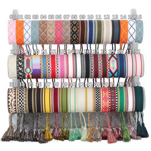 Bracelets Religieux Réglables en Corde Coton, Bracelets Tissés d'Amitié de Créateurs, Bijoux Chrétiens Faits à la Main