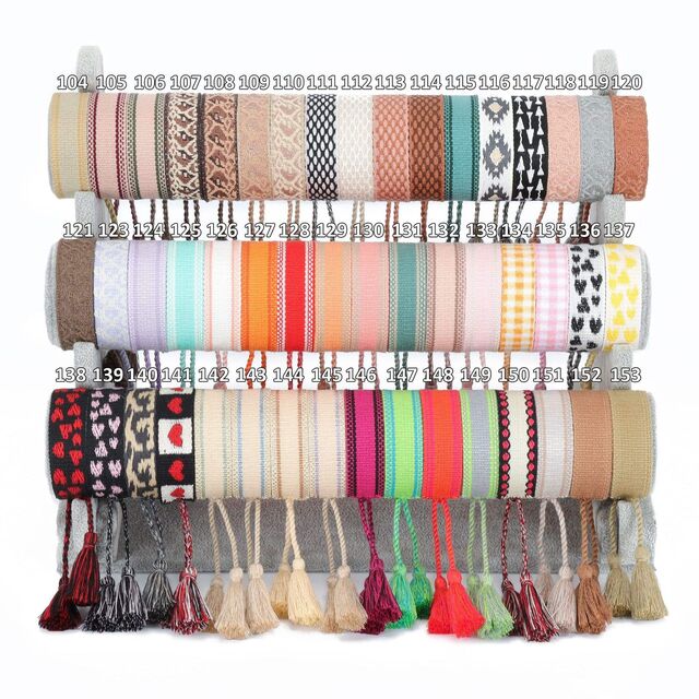 Bracelets Religieux Réglables en Corde Coton, Bracelets Tissés d'Amitié de Créateurs, Bijoux Chrétiens Faits à la Main