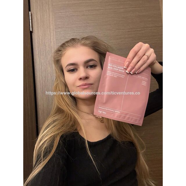 Biodermal Real Deep Mask 4er Pack - Gesichtsmasken, Porenverfeinernde Faltenbehandlung für Damen