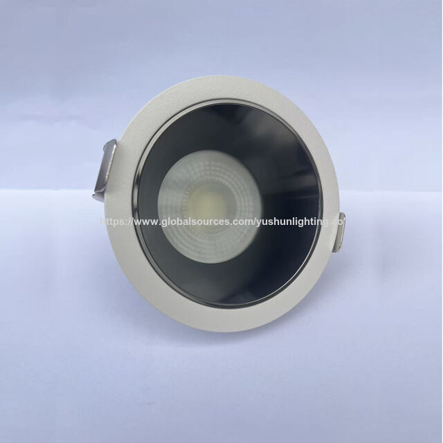 Marco/Carcasa de Foco LED GU10 Impermeable IP54 - Aluminio Fundido + Vidrio + Anillo de Silicona, Reflector Cromado