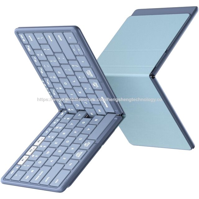 Clavier Bluetooth Pliable 2 Sections, Jonction sans Couture, 79 Touches, Clavier sans Fil Portable à Interrupteur à Ciseaux