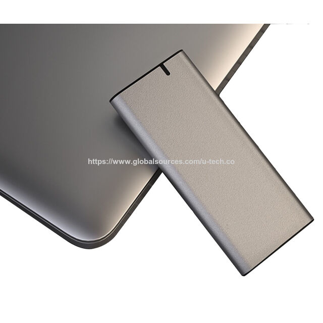 Caixa Externa de SSD NVMe M.2 de Alumínio 10Gbps Tipo-C para Venda por Atacado, sem Ferramentas, com Indicador LED para Notebook PC