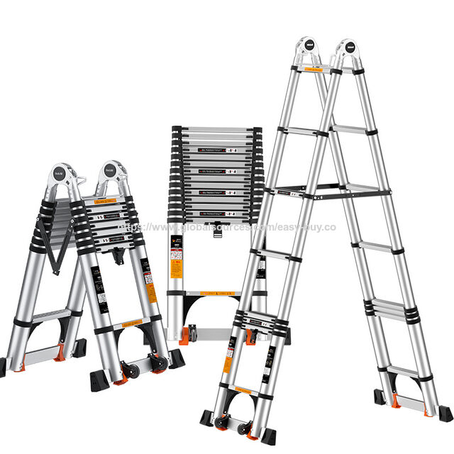 Aluminum ladders Aluminum alloy ladder, household folding ladder, multifunctional ladder, A-frame ladder