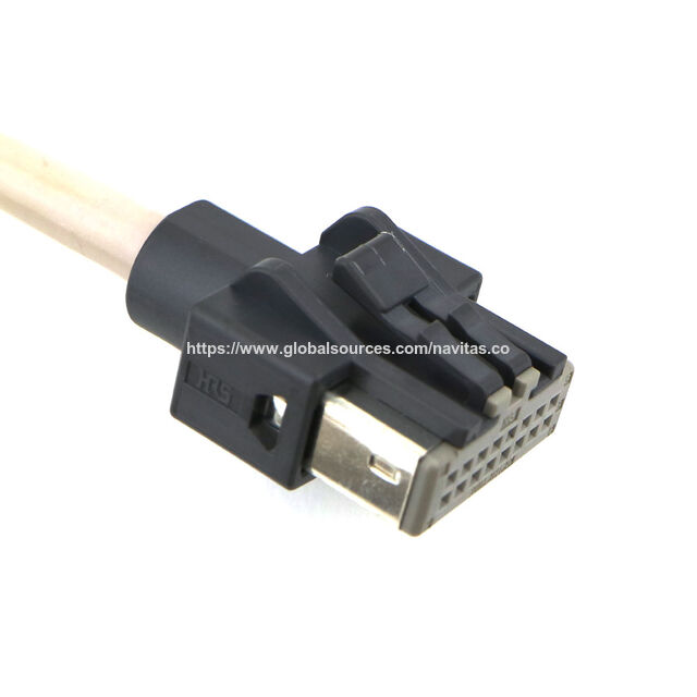 Conector Elétrico Automotivo, Carcaça do Conector de 16 Pinos, Conectores de Fiação de Cabo Hirose para Carros